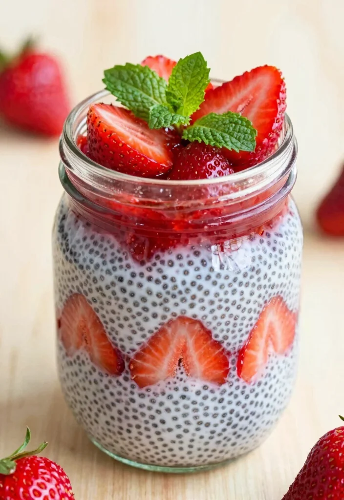 15 Strawberry Chia Seed Pudding Ideas Fresh Fruity Bowls - 1. Classic Strawberry Chia Seed Pudding 1