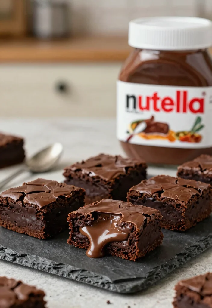 16 Brownie Box Cookies Ideas Viral Fudgy Cookies - 12. Nutella-Stuffed Brownie Cookies 1