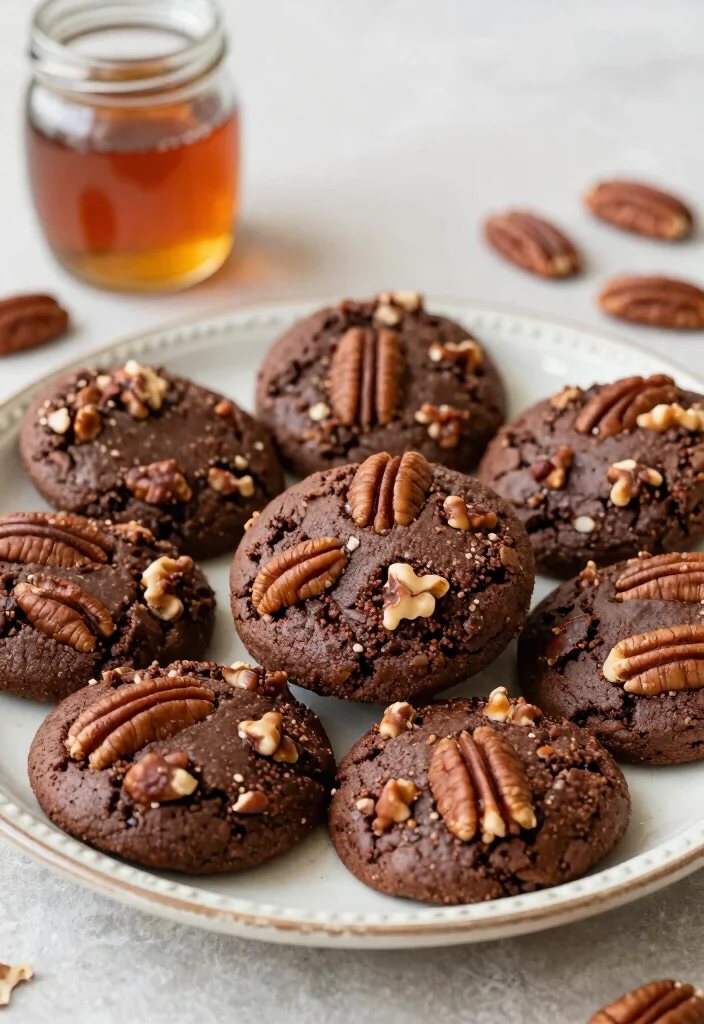 16 Brownie Box Cookies Ideas Viral Fudgy Cookies - 13. Maple Pecan Brownie Cookies 1