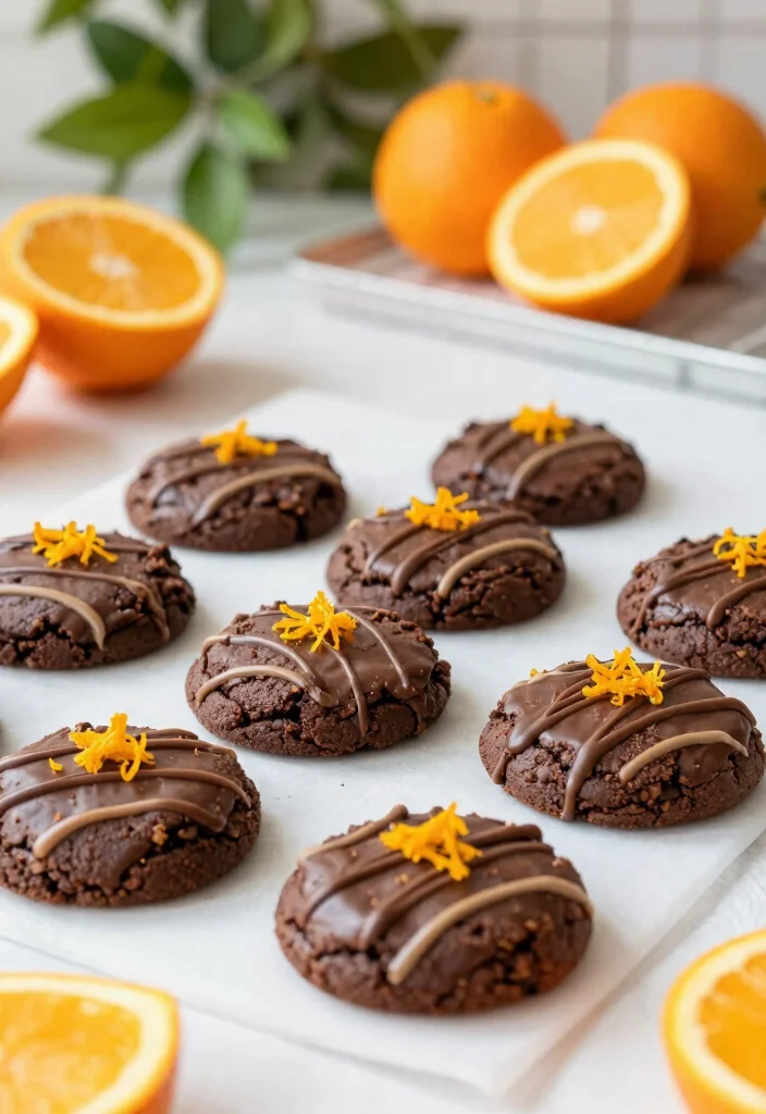 16 Brownie Box Cookies Ideas Viral Fudgy Cookies - 15. Chocolate Orange Brownie Cookies 1