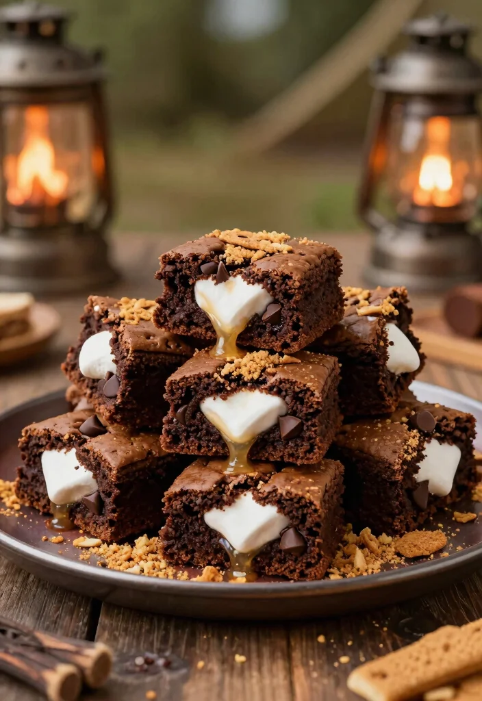 16 Brownie Box Cookies Ideas Viral Fudgy Cookies - 16. S’mores Brownie Cookies 1