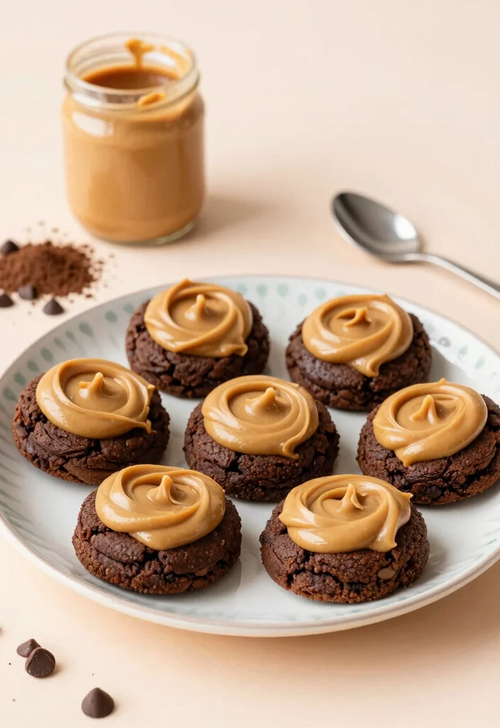 16 Brownie Box Cookies Ideas Viral Fudgy Cookies - 2. Peanut Butter Swirl Brownie Cookies 1