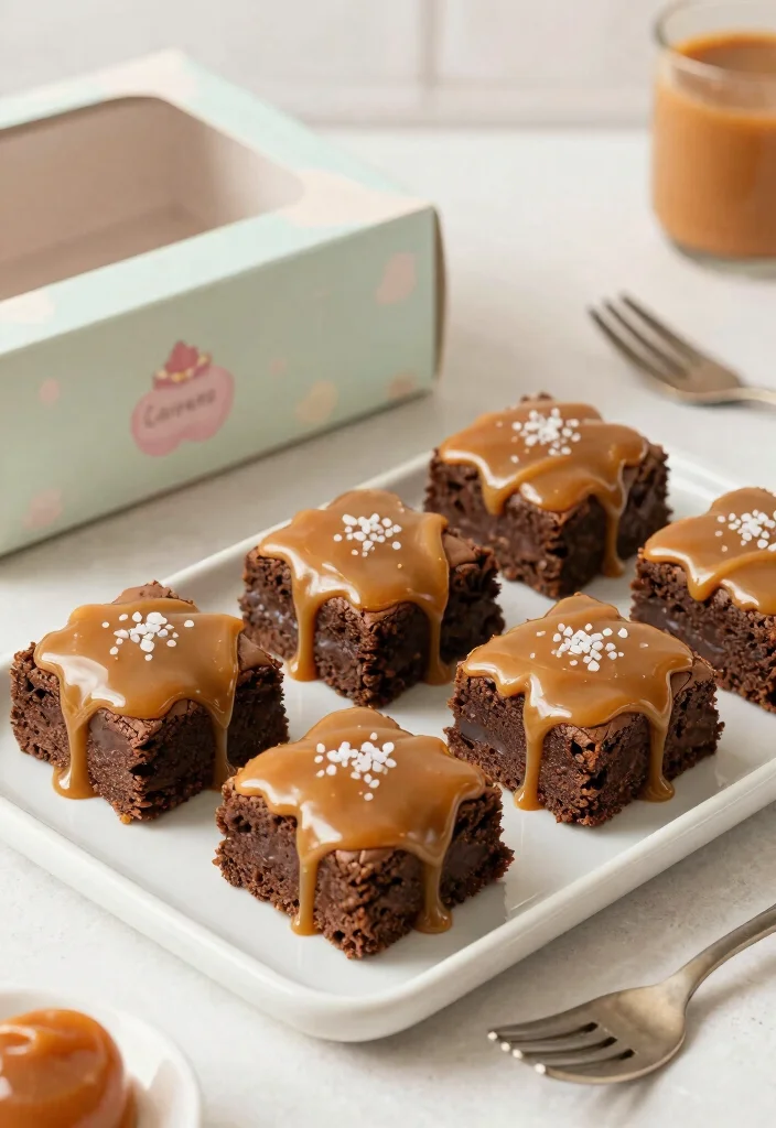 16 Brownie Box Cookies Ideas Viral Fudgy Cookies - 4. Salted Caramel Brownie Box Cookies 1