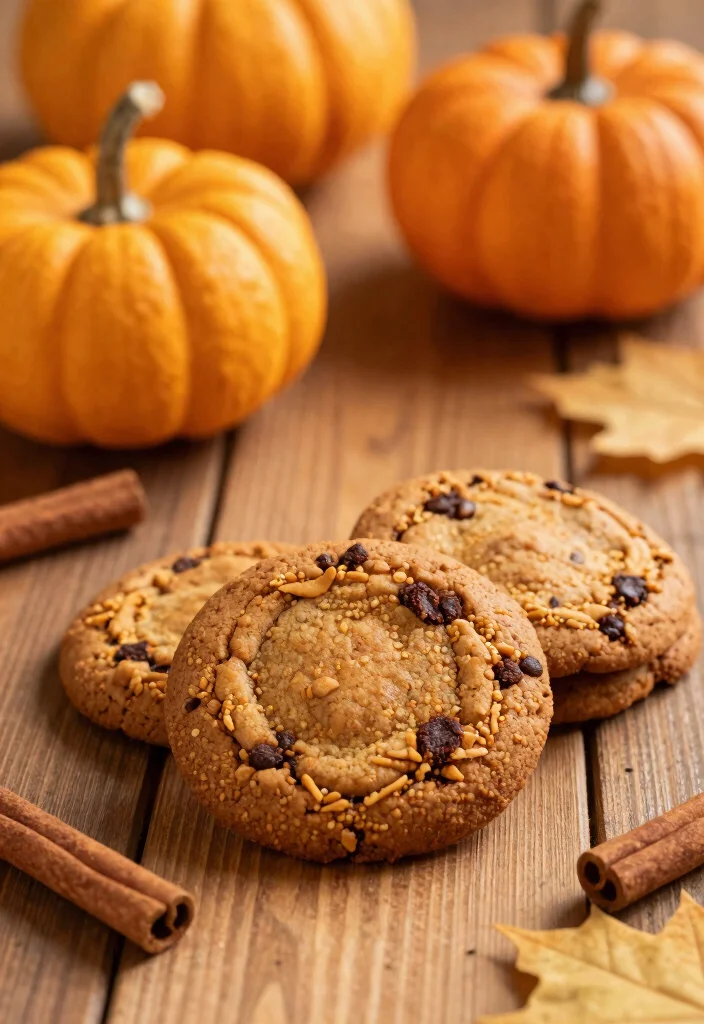 16 Brownie Cookies From Scratch Ideas Fudgy Bakery Style - 10. Pumpkin Spice Brownie Cookies 1