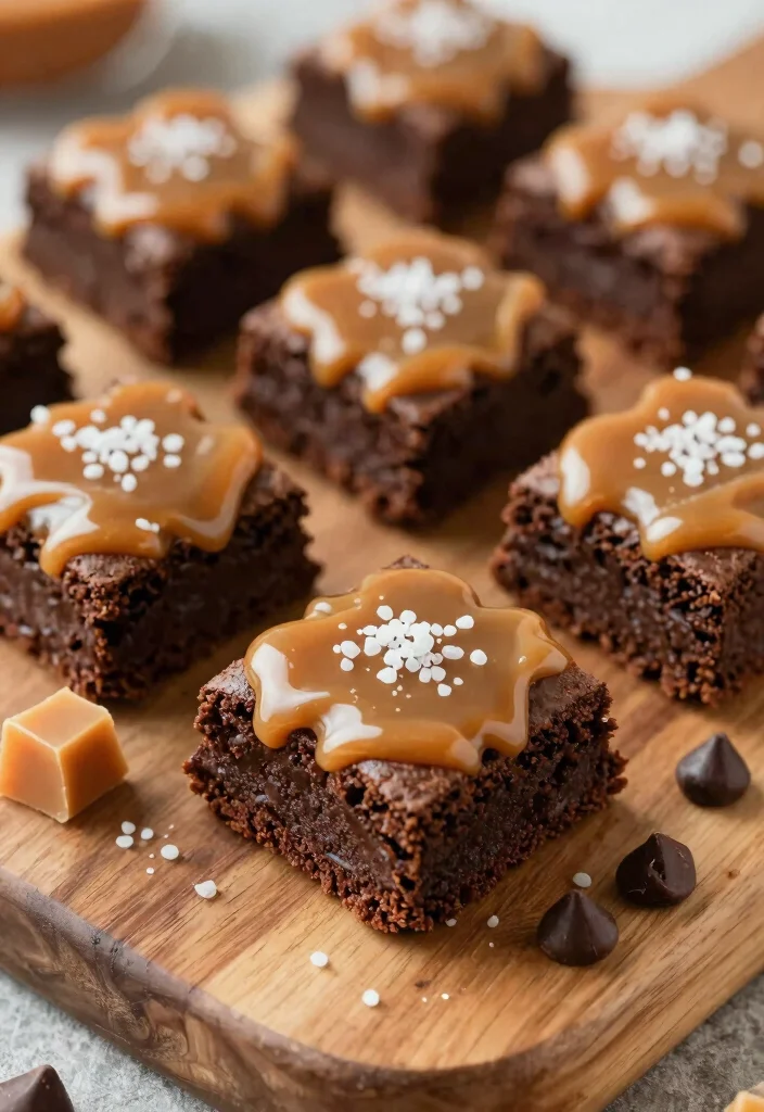 16 Brownie Cookies From Scratch Ideas Fudgy Bakery Style - 4. Salted Caramel Brownie Cookies 1