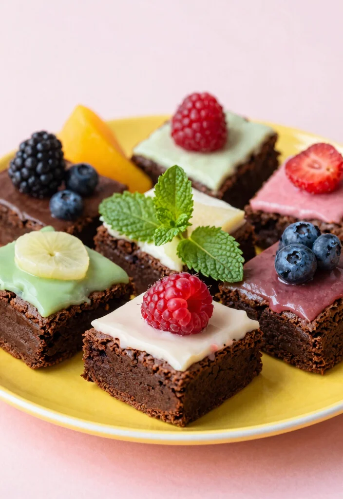 16 Brownie Photography Food Styling Ideas: Dark Moody Aesthetic - 14. Layering Colors 1