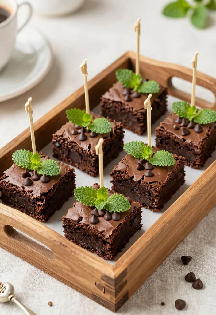 16 Brownie Photography Food Styling Ideas: Dark Moody Aesthetic - 16. Unique Serving Styles 1