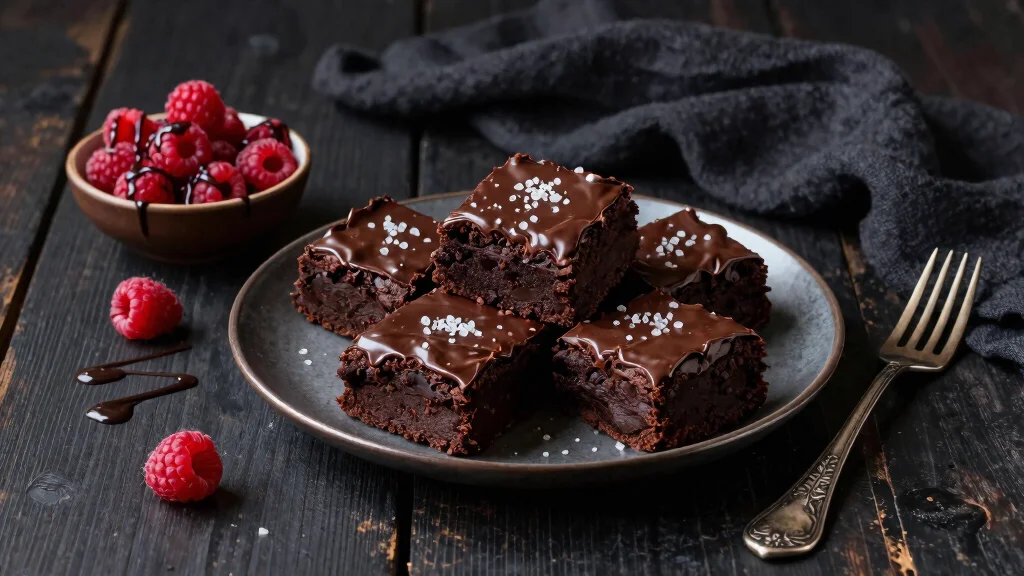 16 Brownie Photography Food Styling Ideas: Dark Moody Aesthetic