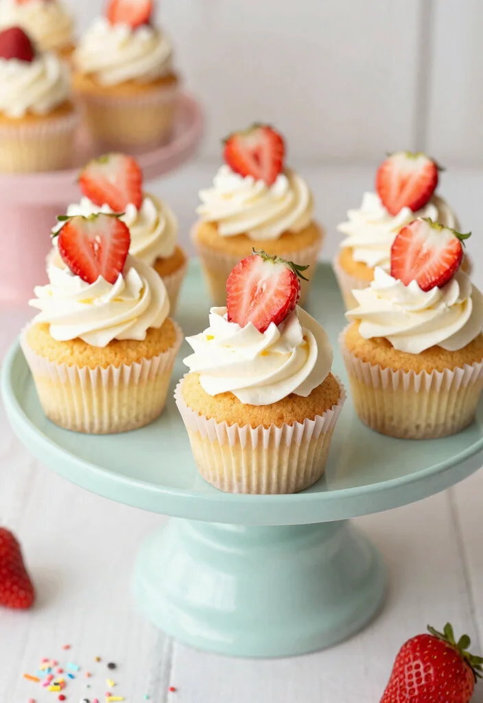 16 Cheesecake de Morango Ideas: Brazilian Strawberry Classic - 11. Strawberry Cheesecake Cupcakes 1