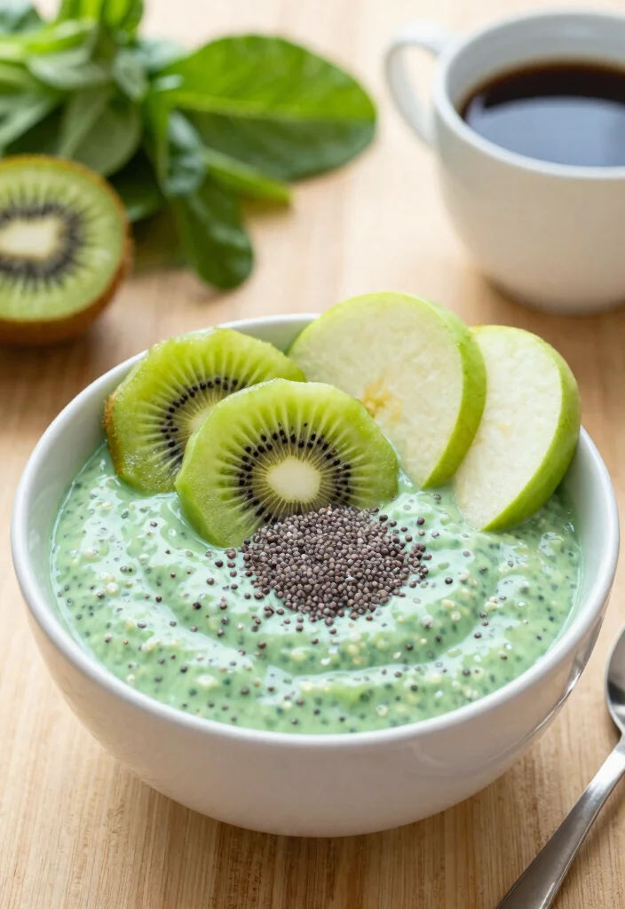 16 Coffee Chia Pudding Ideas: Energizing Breakfast Treats - 12. Green Coffee Chia Pudding 1