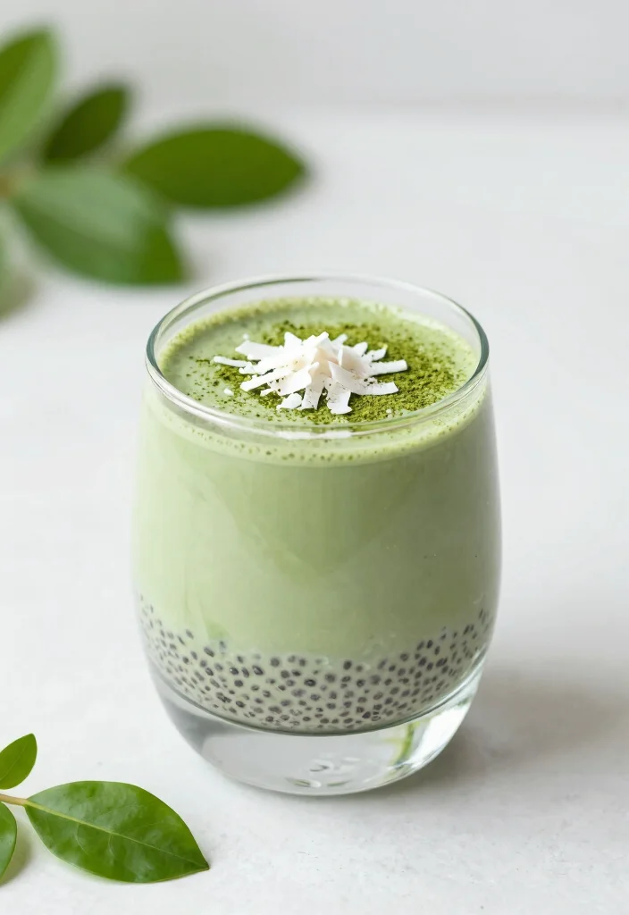 16 Coffee Chia Pudding Ideas: Energizing Breakfast Treats - 16. Matcha Coffee Chia Pudding 1