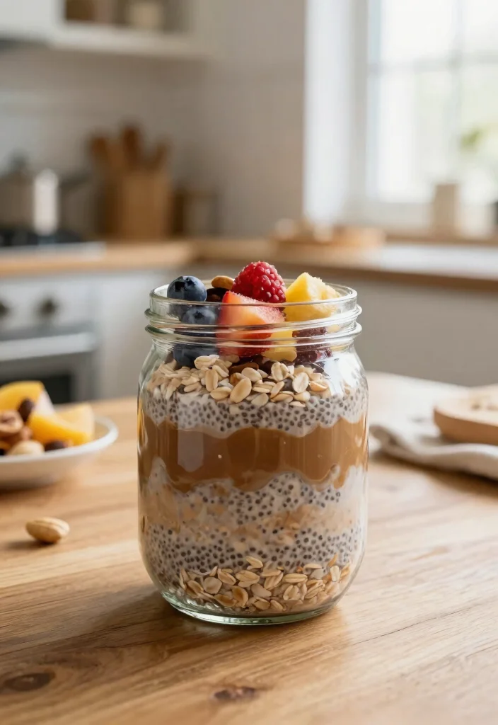 16 Coffee Chia Pudding Ideas: Energizing Breakfast Treats - 4. Coffee Chia Overnight Oats 1