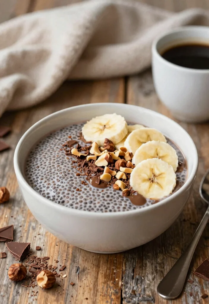 16 Coffee Chia Pudding Ideas: Energizing Breakfast Treats - 6. Nutella Coffee Chia Pudding 1