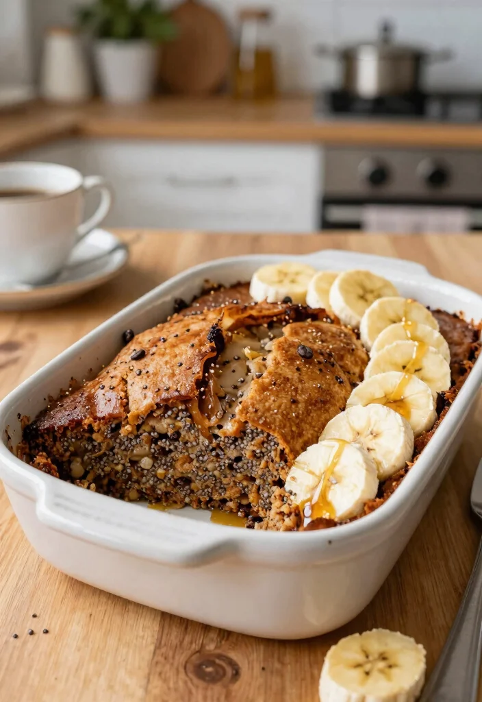 16 Coffee Chia Pudding Ideas: Energizing Breakfast Treats - 9. Coffee Chia Banana Bread Pudding 1