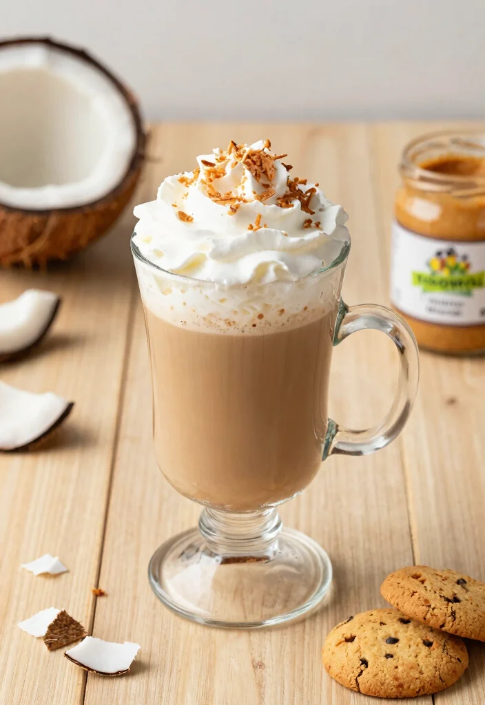 16 Cookie Butter Latte Recipe Ideas Cozy Cafe Style Drinks - 14. Toasted Coconut Cookie Butter Latte 1