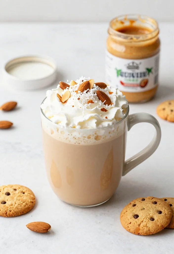 16 Cookie Butter Latte Recipe Ideas Cozy Cafe Style Drinks - 6. Almond Joy Cookie Butter Latte 1