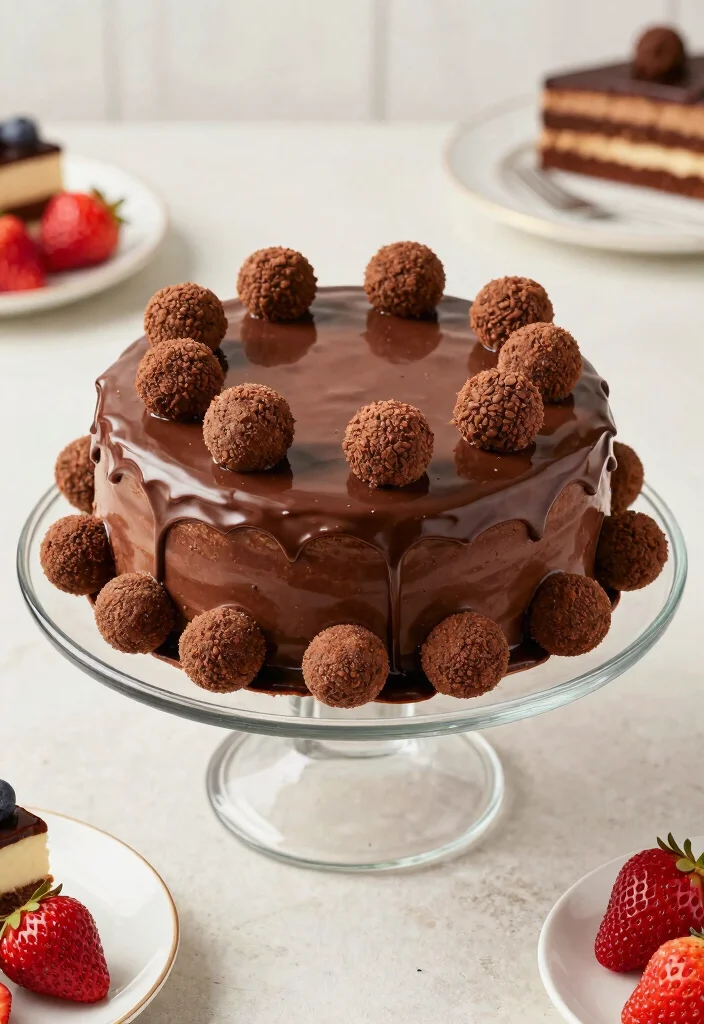 16 Cookie Dough Cake Ideas Rich Fun and No Bake Friendly - 5. Cookie Dough Truffle Cake 1