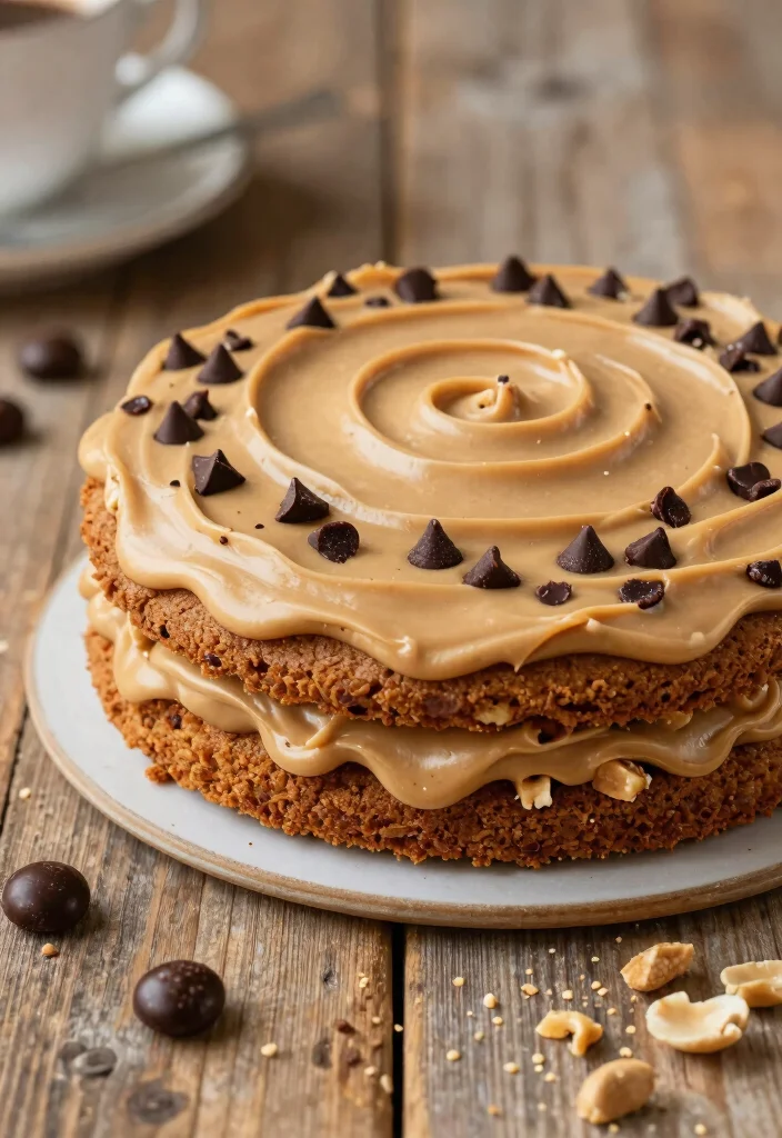 16 Cookie Dough Cake Ideas Rich Fun and No Bake Friendly - 6. Peanut Butter Cookie Dough Cake 1
