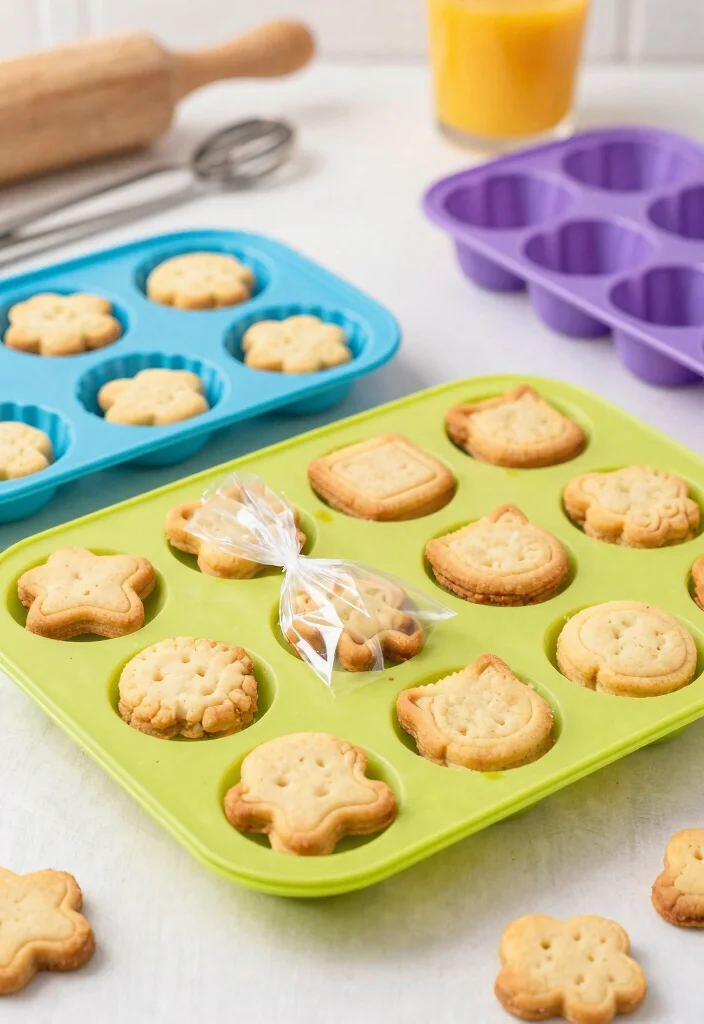 16 Cute, Creative, and Eco-Friendly Cookie Packaging Ideas - 10. Silicone Baking Molds 1