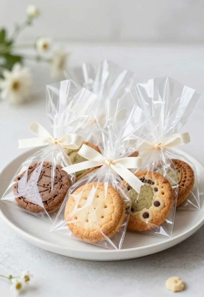 16 Cute, Creative, and Eco-Friendly Cookie Packaging Ideas - 6. Biodegradable Cellophane Wrap 1