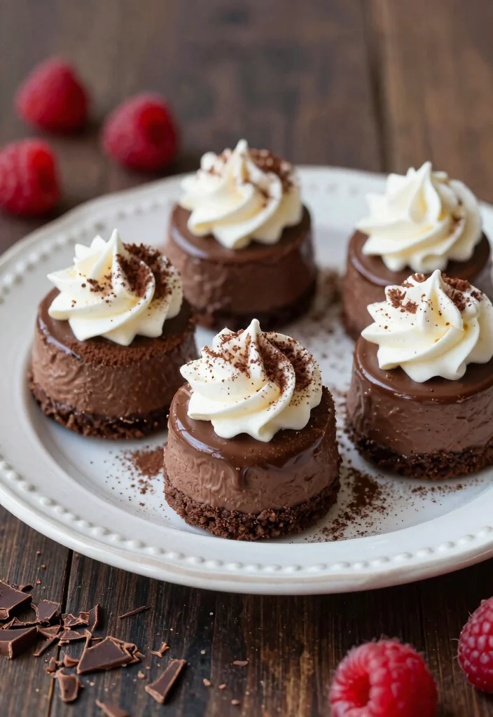16 Fluffy Cheesecake Recipe Ideas for a Light, Creamy Texture - 3. Chocolate Fluffy Cheesecake Bites 1