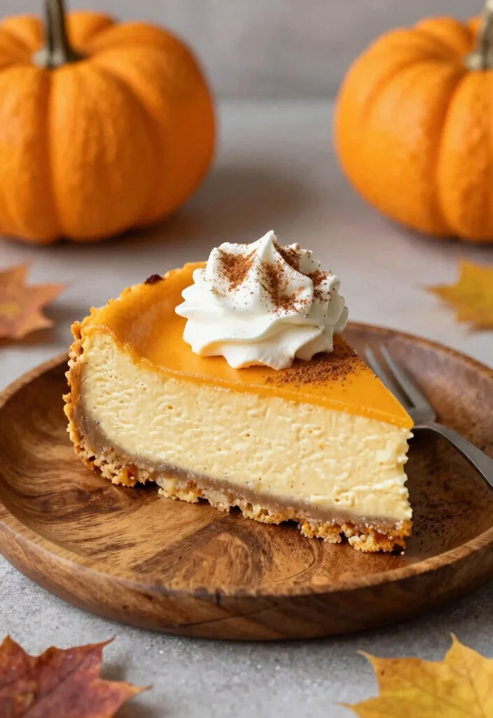 16 Fluffy Cheesecake Recipe Ideas for a Light, Creamy Texture - 6. Pumpkin Spice Fluffy Cheesecake 1