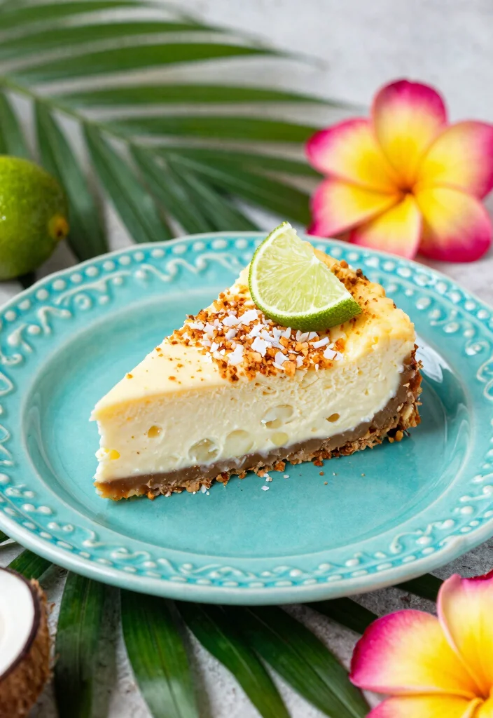 16 Fluffy Cheesecake Recipe Ideas for a Light, Creamy Texture - 7. Coconut Lime Fluffy Cheesecake 1
