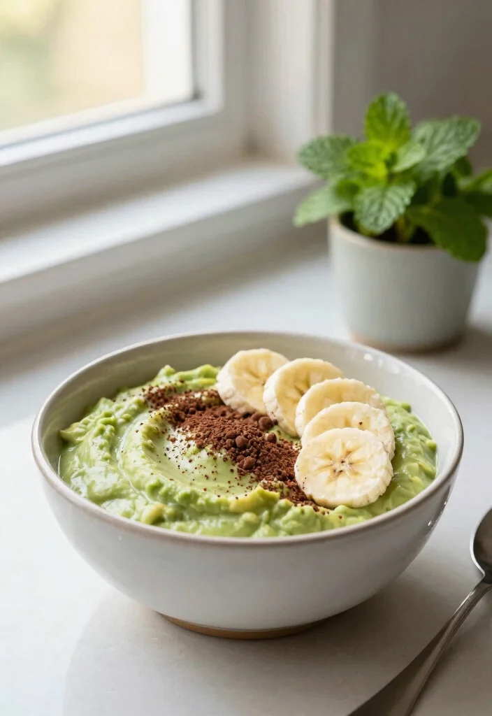 16 Healthy Banana Pudding Ideas: Light Guilt-Free Treats - 1. Creamy Avocado Banana Pudding 1
