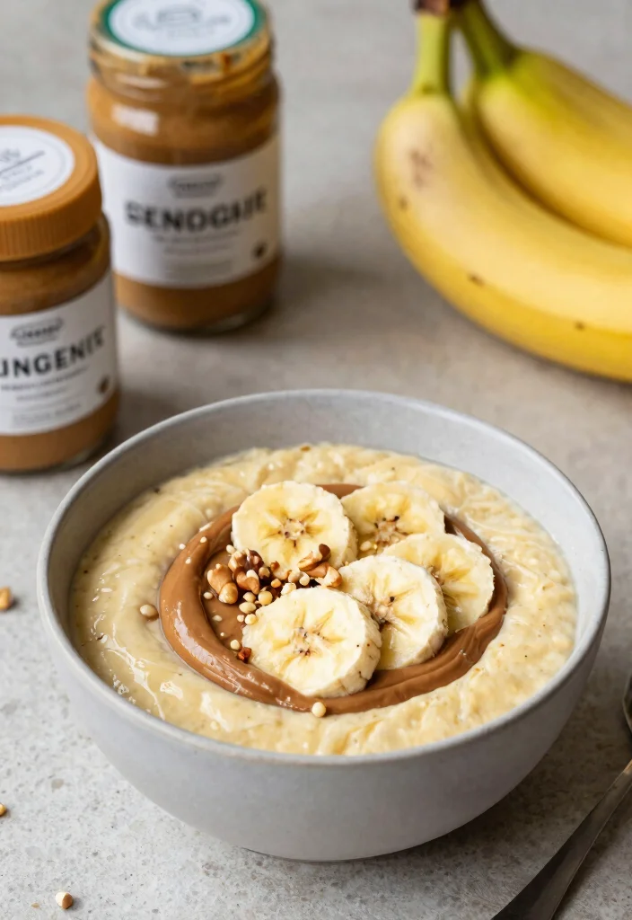 16 Healthy Banana Pudding Ideas: Light Guilt-Free Treats - 13. Nut Butter Banana Pudding 1