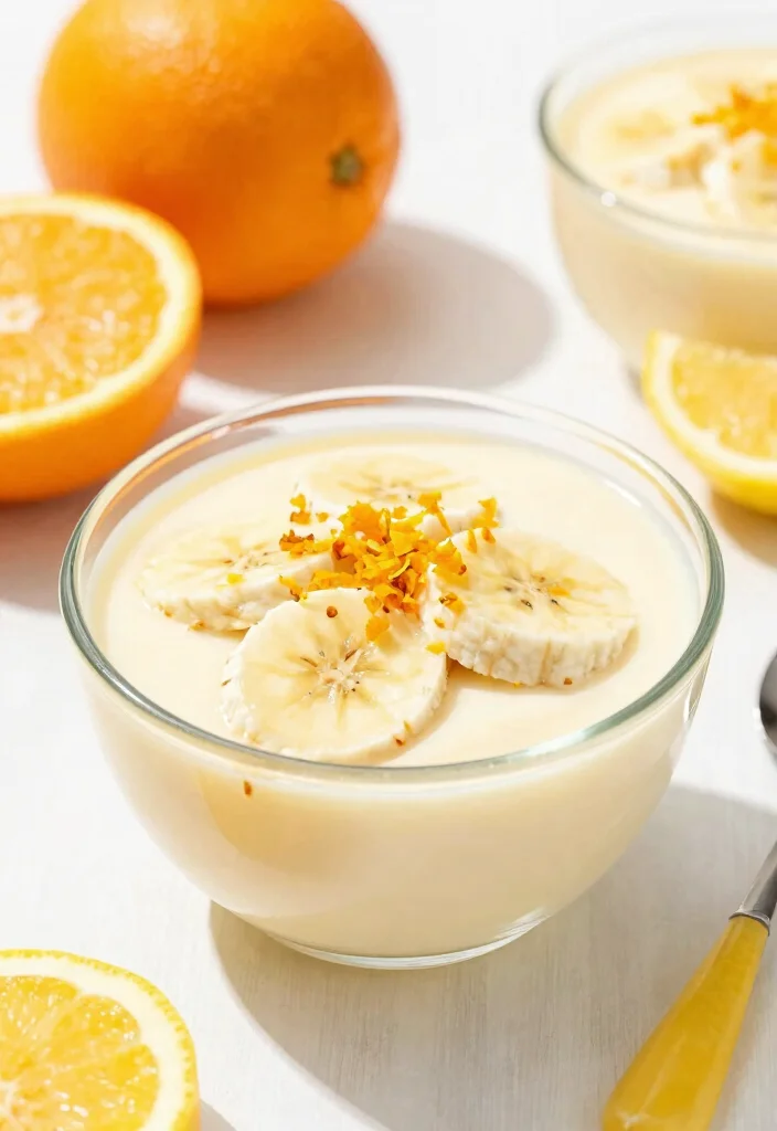16 Healthy Banana Pudding Ideas: Light Guilt-Free Treats - 15. Citrus Infused Banana Pudding 1