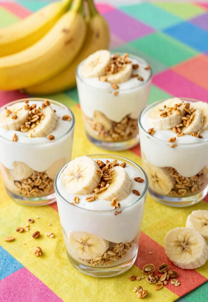 16 Healthy Banana Pudding Ideas: Light Guilt-Free Treats - 7. No-Bake Banana Pudding Cups 1