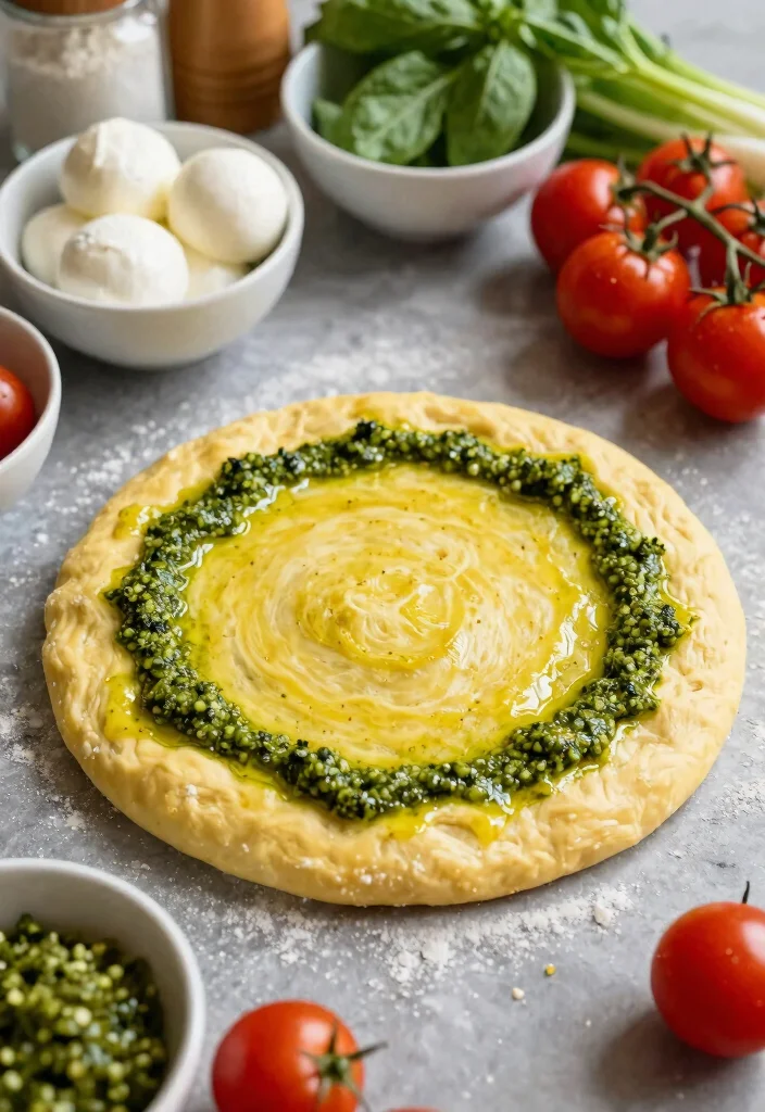 16 Pizza Hut Dough Recipe Ideas: Soft Chewy Copycat Crust - 11. Pesto Dough Delight 1