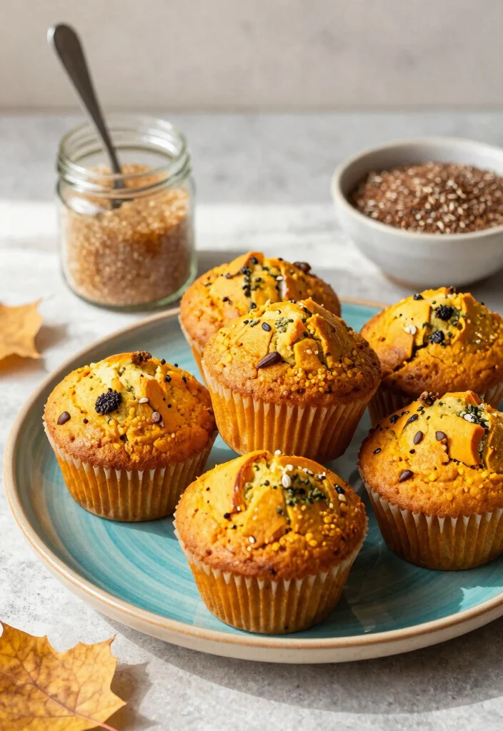 16 Pumpkin Sourdough Muffins Ideas for a Soft, Spiced Breakfast - 5. Vegan Pumpkin Sourdough Muffins 1