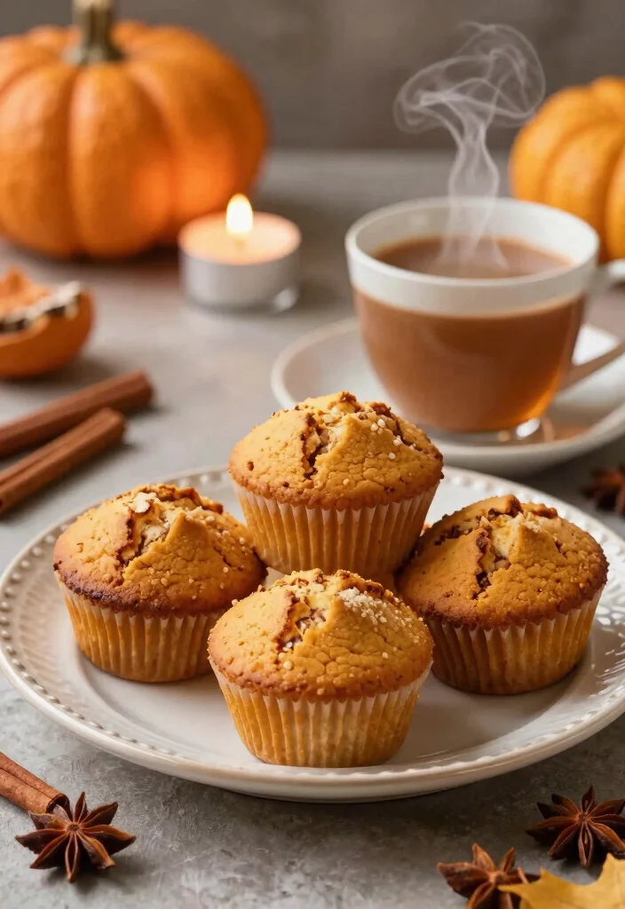 16 Pumpkin Sourdough Muffins Ideas for a Soft, Spiced Breakfast - 8. Pumpkin Chai Sourdough Muffins 1