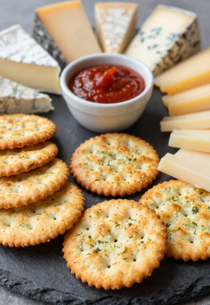 16 Sourdough Discard Crackers Recipes: Crispy Zero Waste Snacks - 5. Cheesy Herb Crackers 1