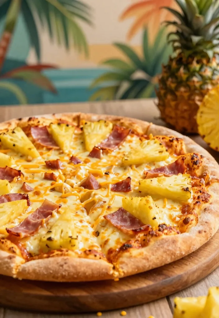 16 Sourdough Starter Pizza Dough Ideas for a Tangy Crispy Crust - 5. Hawaiian Fusion with a Sourdough Twist 1