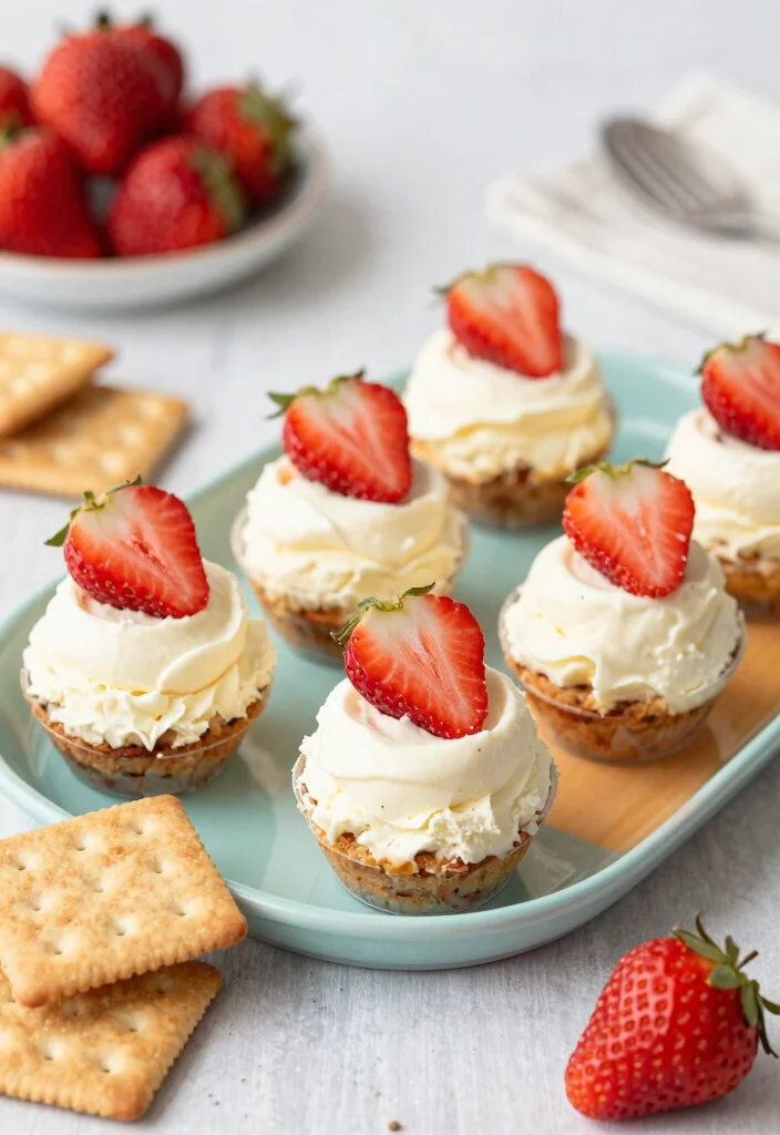 16 Strawberry Cheesecake Bites Ideas Sweet Party Desserts - 14. Strawberry Cheesecake Fluff 1