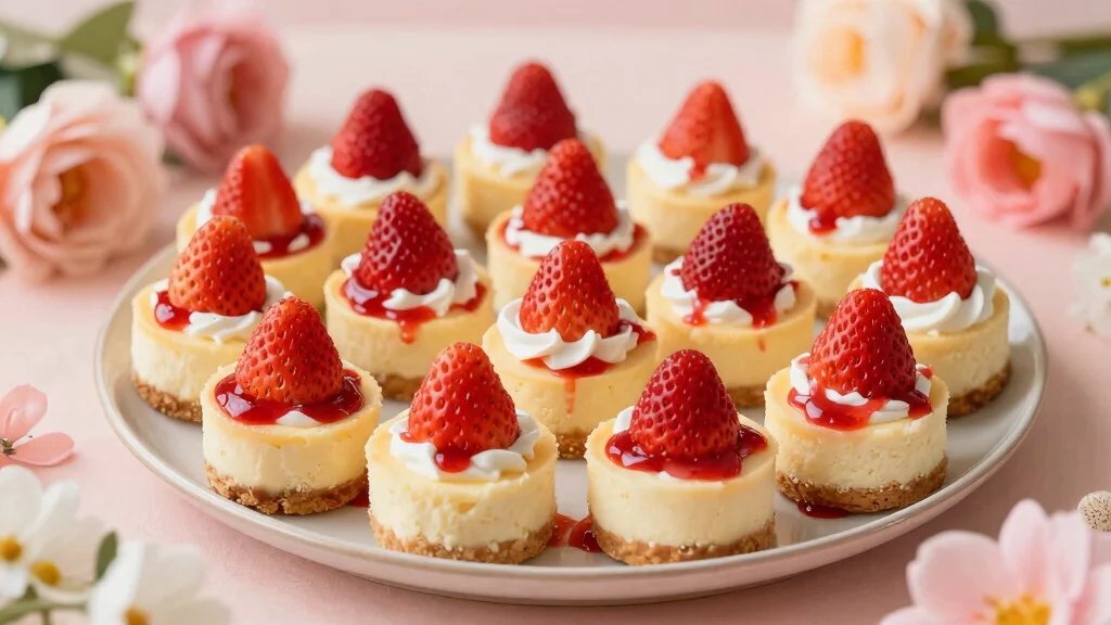16 Strawberry Cheesecake Bites Ideas Sweet Party Desserts