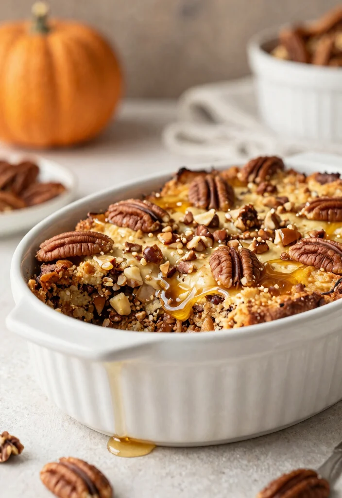 17 Best Bread Pudding Recipe Old Fashioned Comfort Classics - 14. Maple Pecan Bread Pudding 1