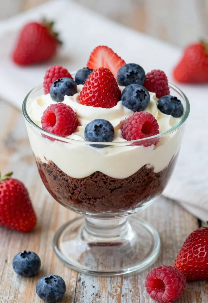 17 Brownie Mix Desserts Ideas: Easy Upgraded Treats - 1. Brownie Trifle 1