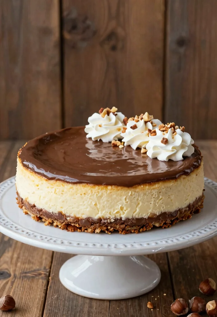 17 Cheesecake Filling Recipe Ideas: Smooth Versatile Base - 10. Nutella Cheesecake Filling 1