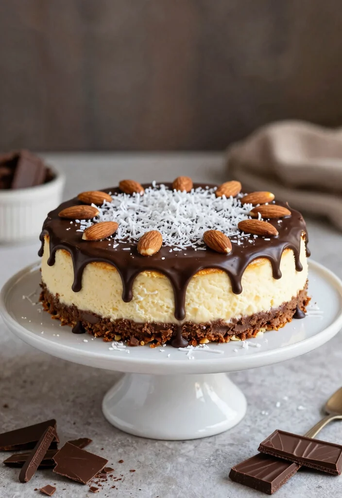 17 Cheesecake Filling Recipe Ideas: Smooth Versatile Base - 14. Almond Joy Cheesecake Filling 1
