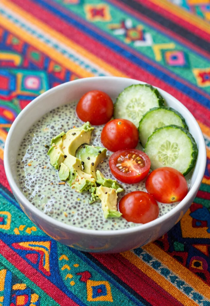 17 Chia Pudding Breakfast Ideas for Easy Healthy Starts - 13. Savory Avocado Chia Pudding 1