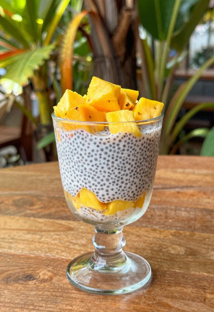 17 Chia Pudding Breakfast Ideas for Easy Healthy Starts - 3. Tropical Coconut Chia Pudding 1