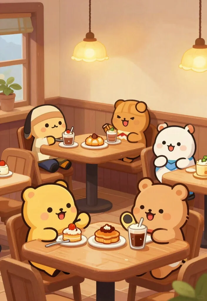 17 Cookie Run Kingdom Art Ideas Cute Fan Art Inspiration - 1. Cozy Cookie Cafés 1