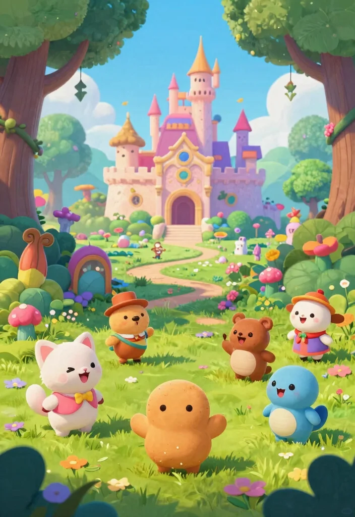 17 Cookie Run Kingdom Art Ideas Cute Fan Art Inspiration - 13. Environments from Fairy Tales 1