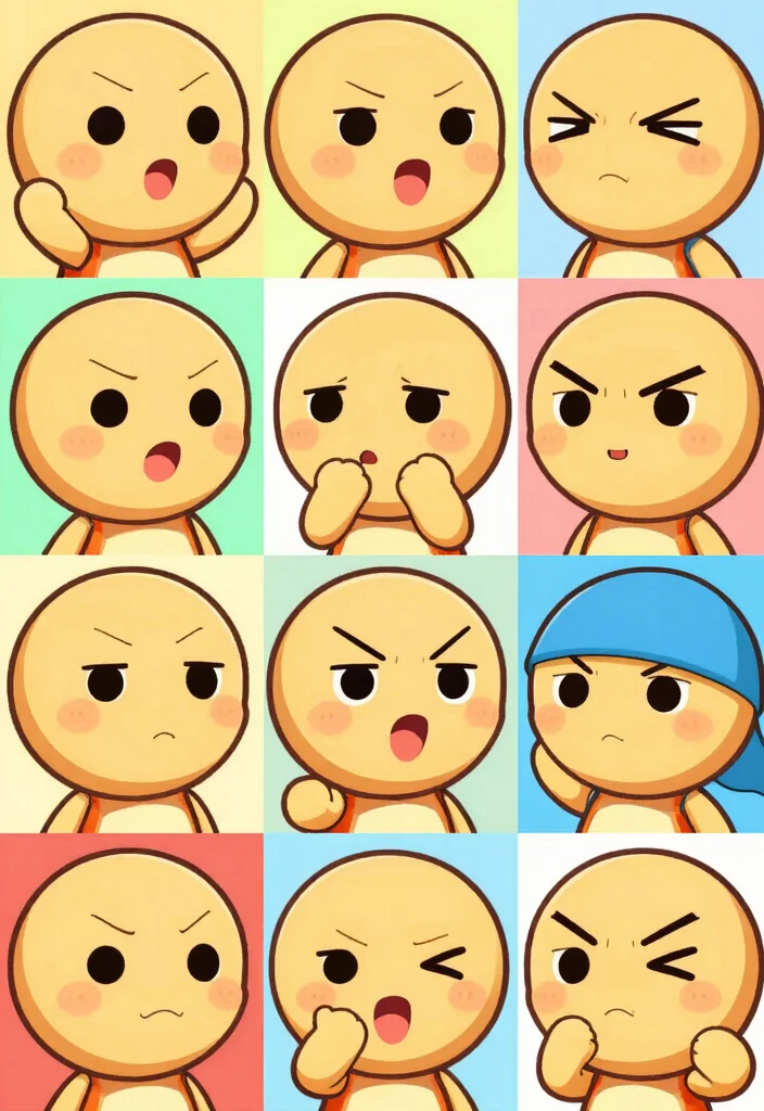 17 Cookie Run Kingdom Art Ideas Cute Fan Art Inspiration - 14. Emotional Expressions 1