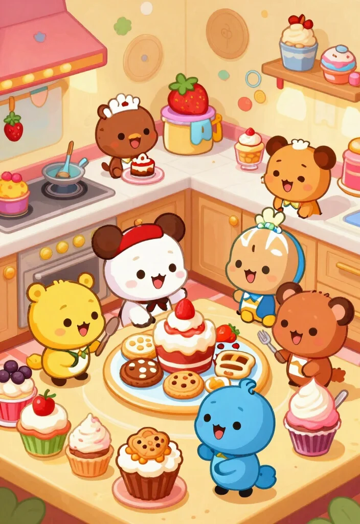17 Cookie Run Kingdom Art Ideas Cute Fan Art Inspiration - 6. Sweet Treats & Desserts 1