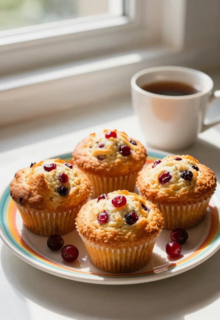17 Cranberry Orange Sourdough Bread Ideas Bright Artisan Loaves - 12. Cranberry Orange Sourdough Muffins 1