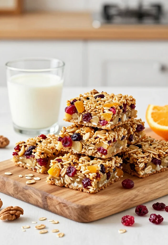 17 Cranberry Orange Sourdough Bread Ideas Bright Artisan Loaves - 16. Cranberry Orange Sourdough Granola Bars 1